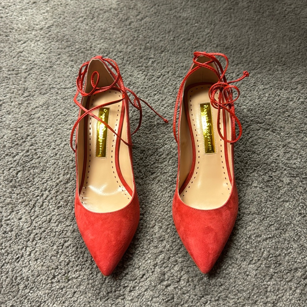 Rupert Sanderson Ferrara Suede (Red)